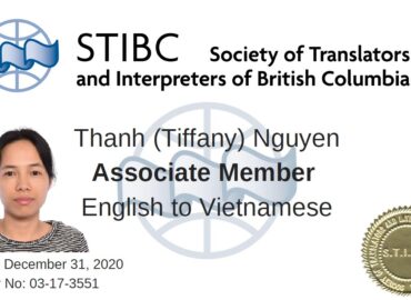 Translator Tiffany Nguyen